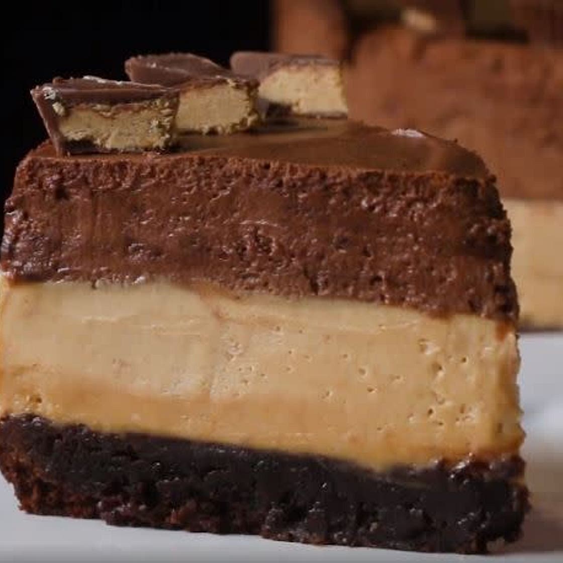 Peanut Butter Brownie Pie