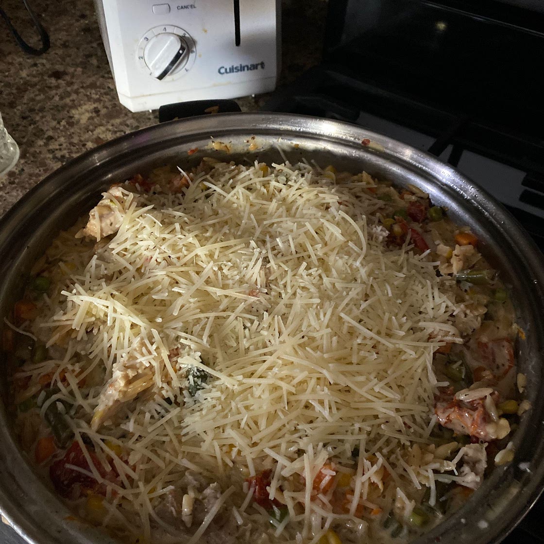 Creamy Tuscan Chicken Orzo