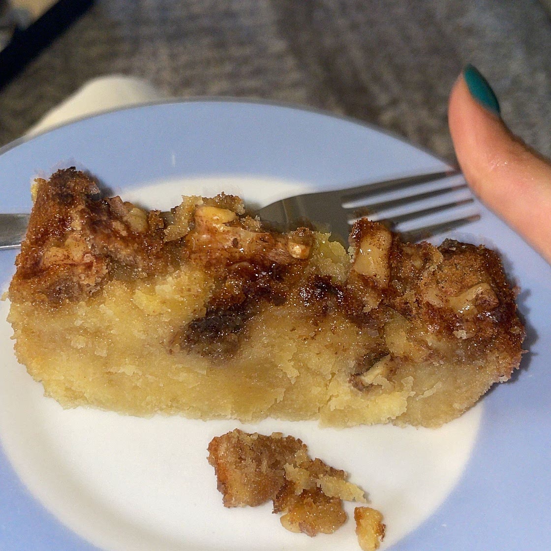 Maple and walnut cake