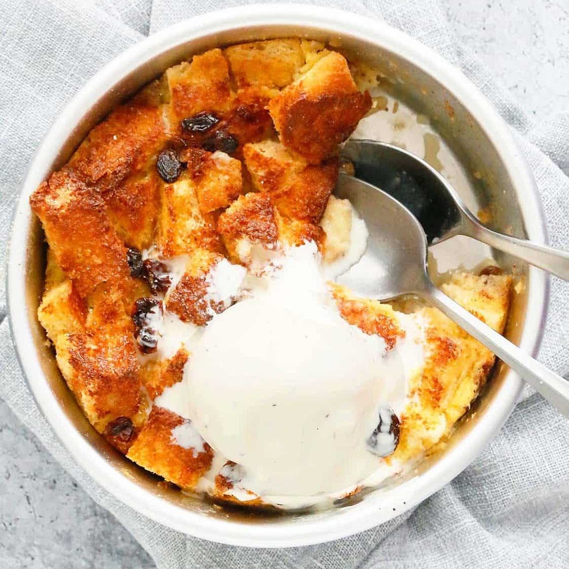 Air Fryer Bread Pudding