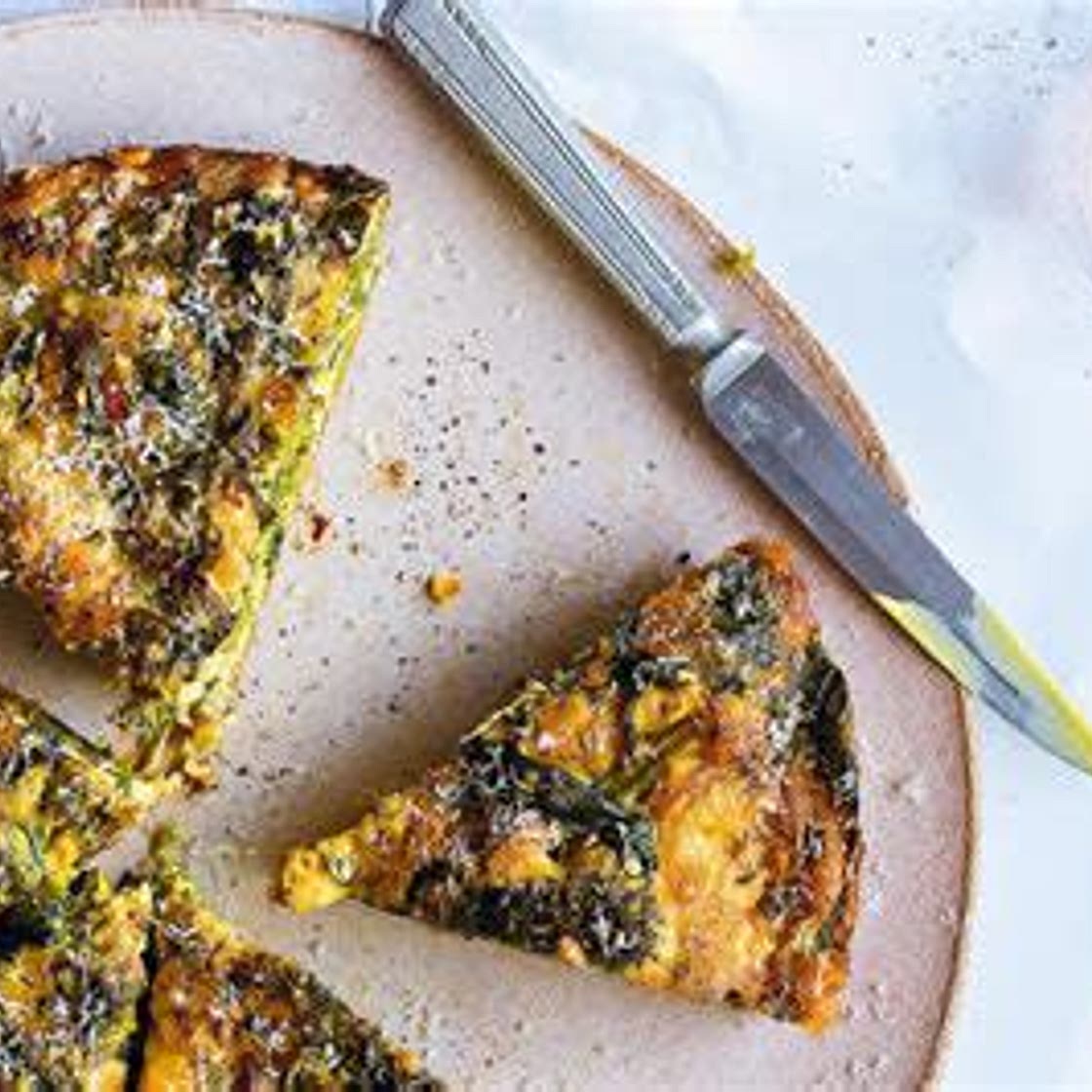 Frittata au bleu et au brocoli