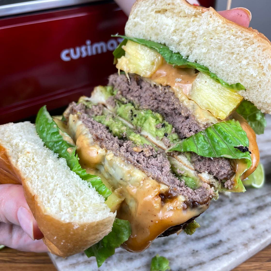 Grilled Pineapple Burger