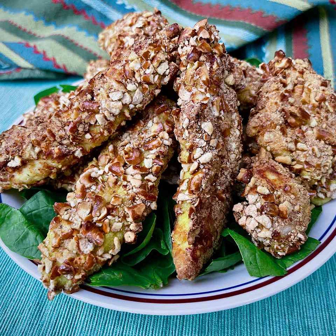 Air Fryer Pretzel-Crusted Chicken Tenders