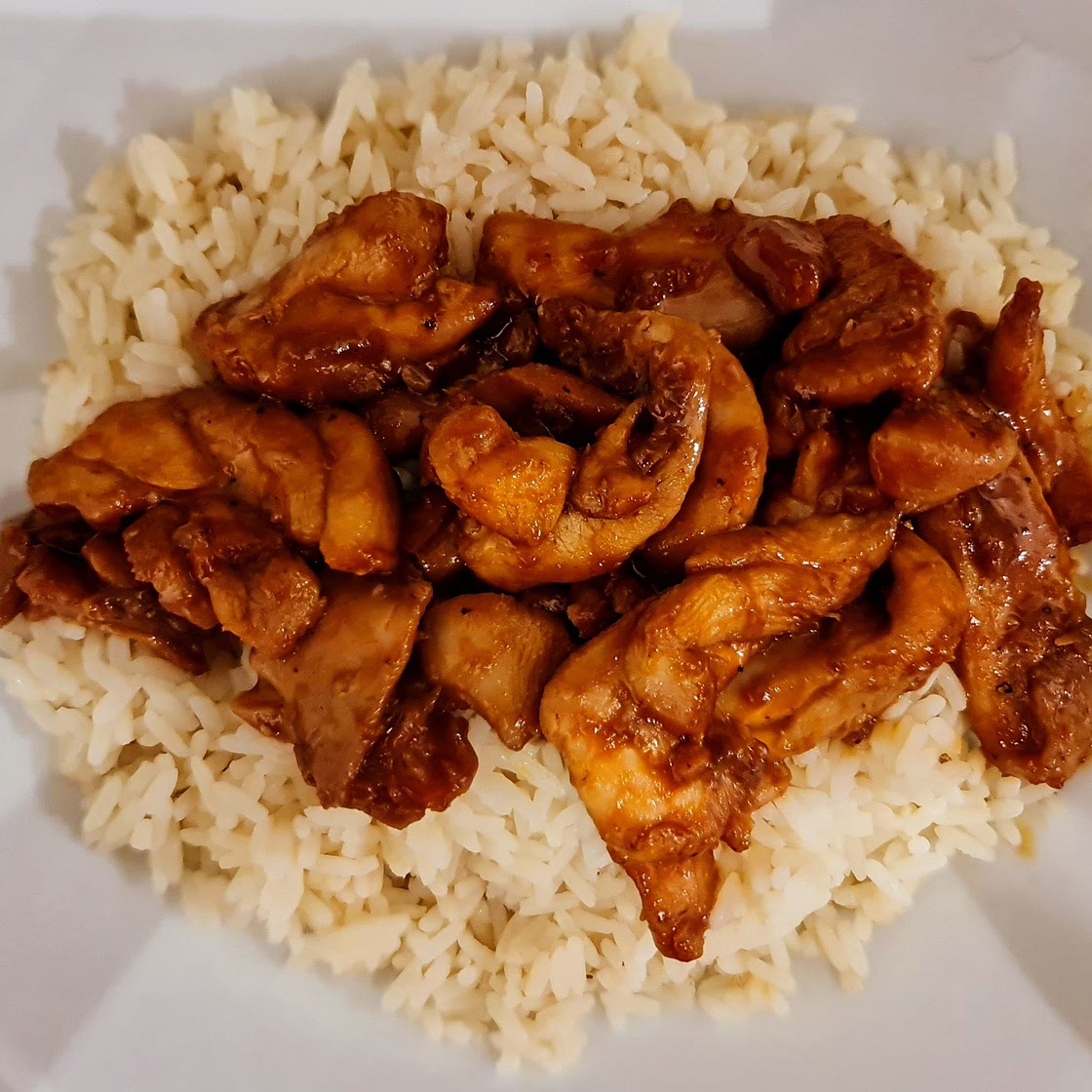 Korean-ish Sriracha Chicken & Rice