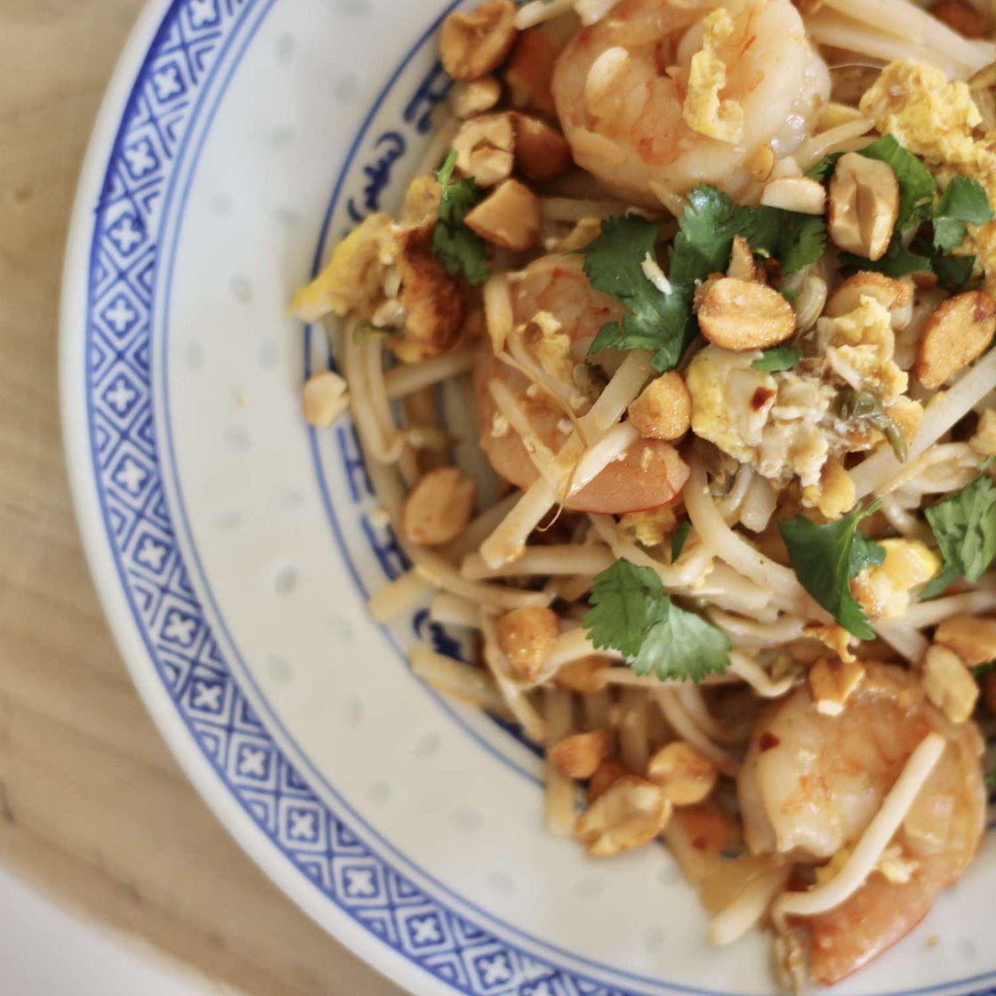 Spicy Shrimp Pad Thai