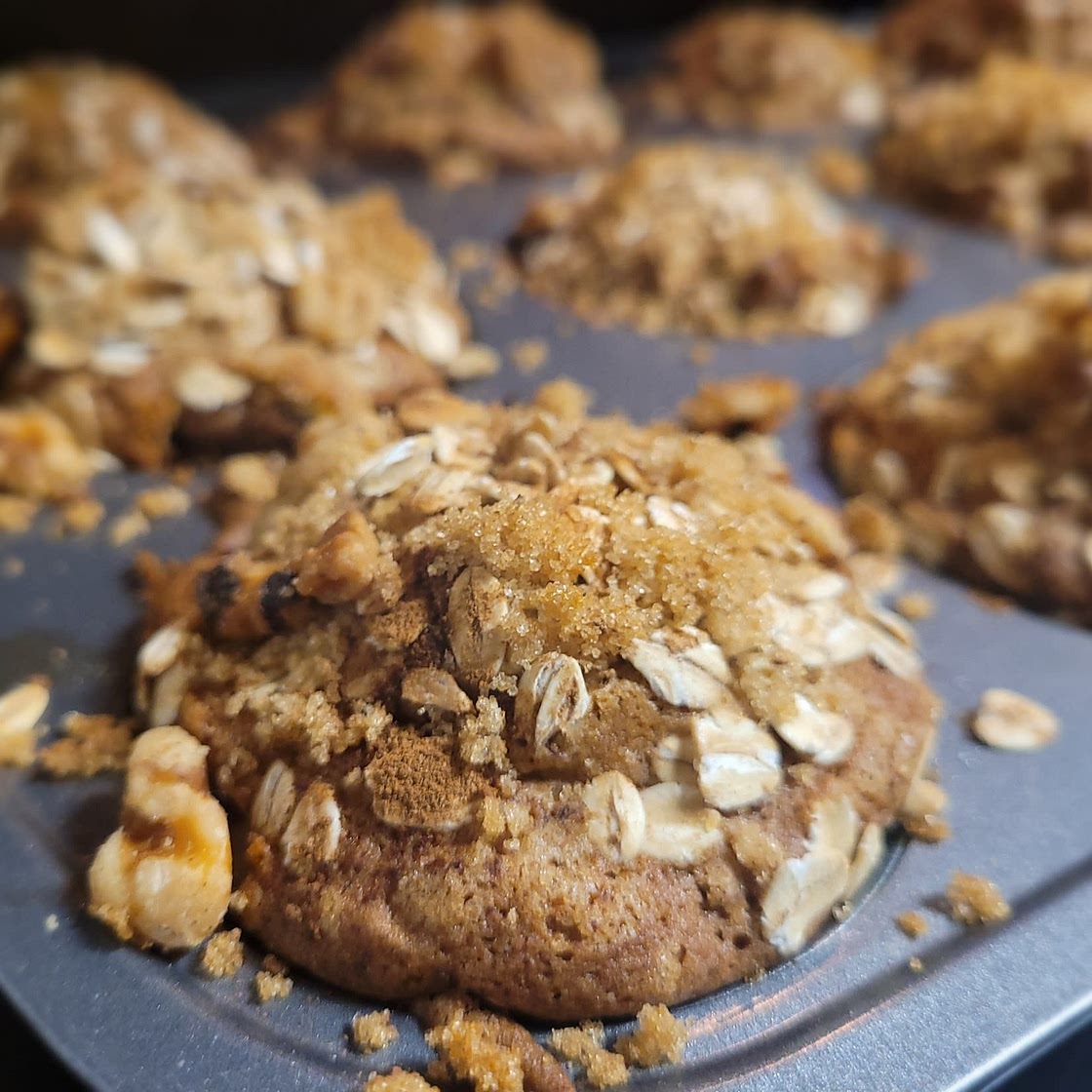Apple Cinnamon Muffins with Walnuts