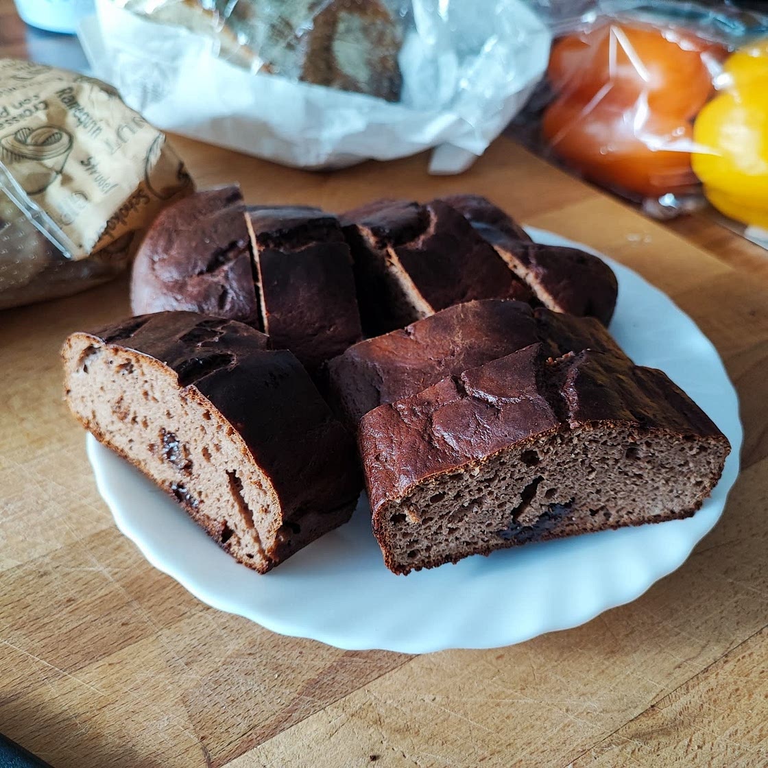 99cal Protein chocolate chip banana bread