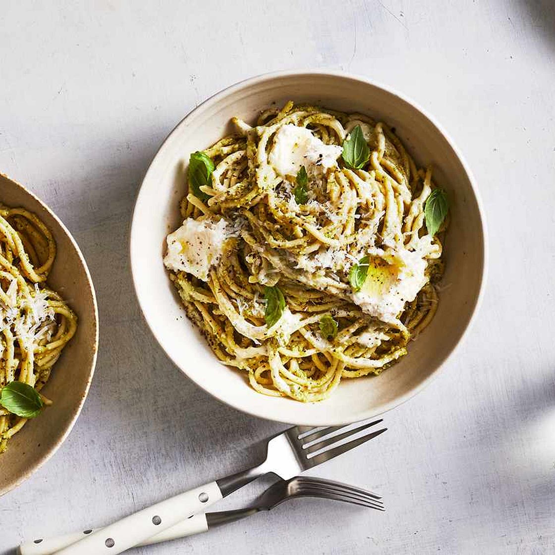 Zucchini Pesto Pasta