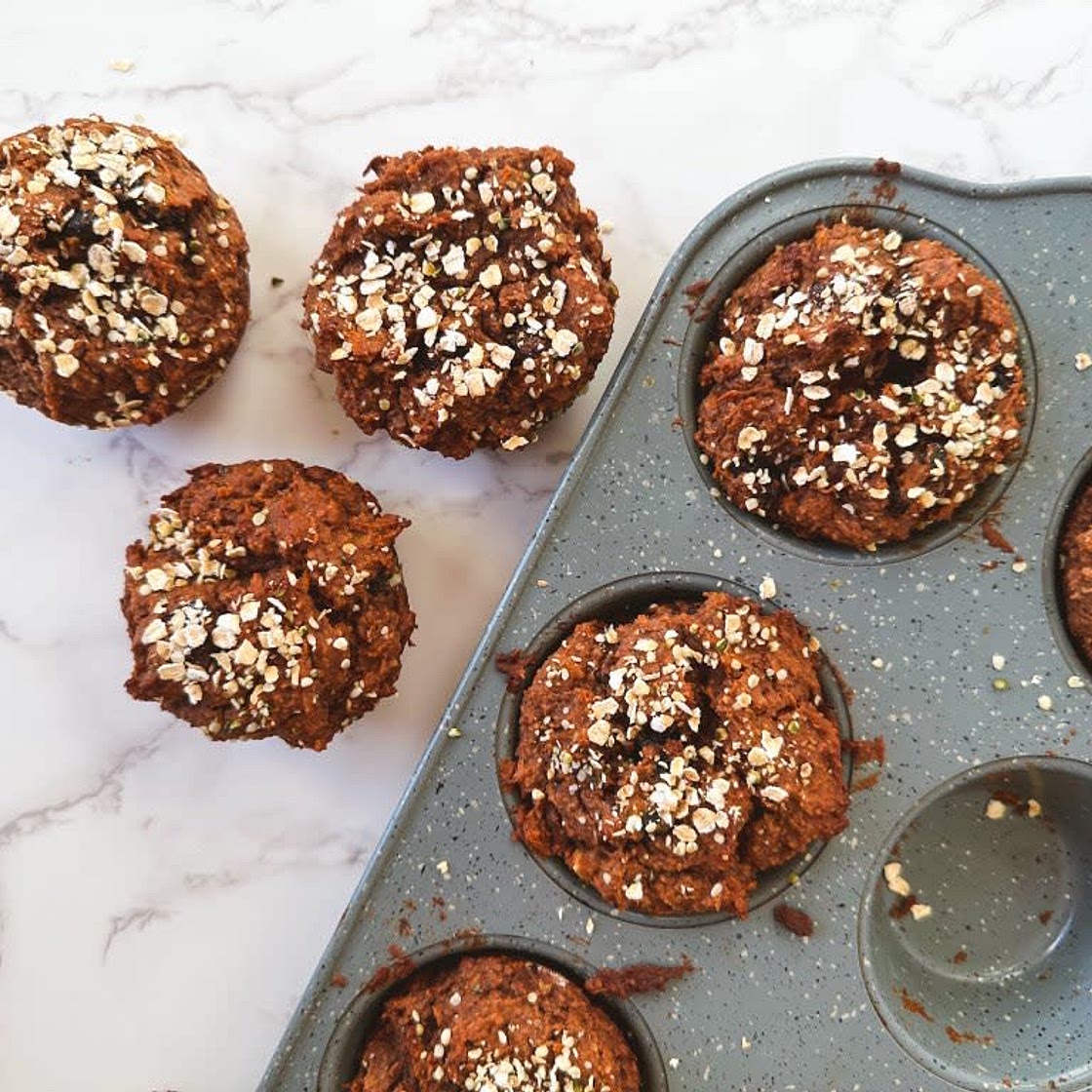 Morning carrot cake muffins