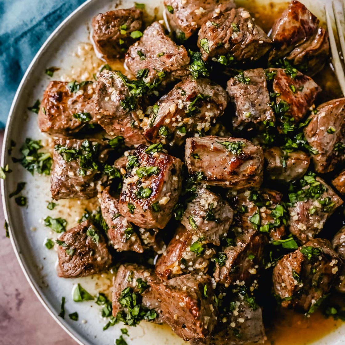 Garlic Butter Steak Bites