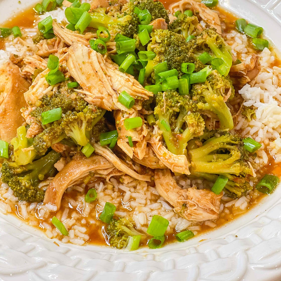 Crockpot Honey Garlic chicken