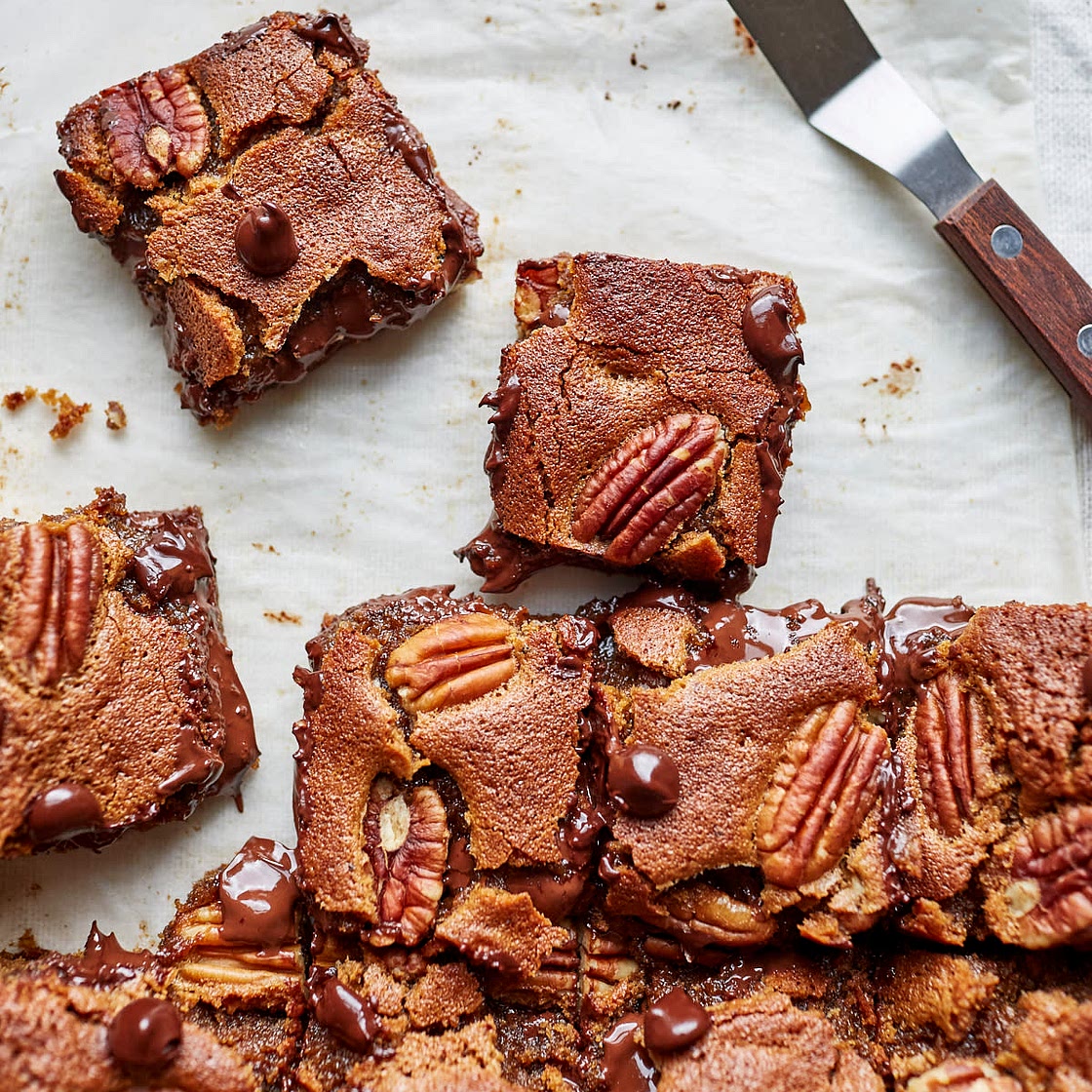 Malted Chocolate Chip Blondies