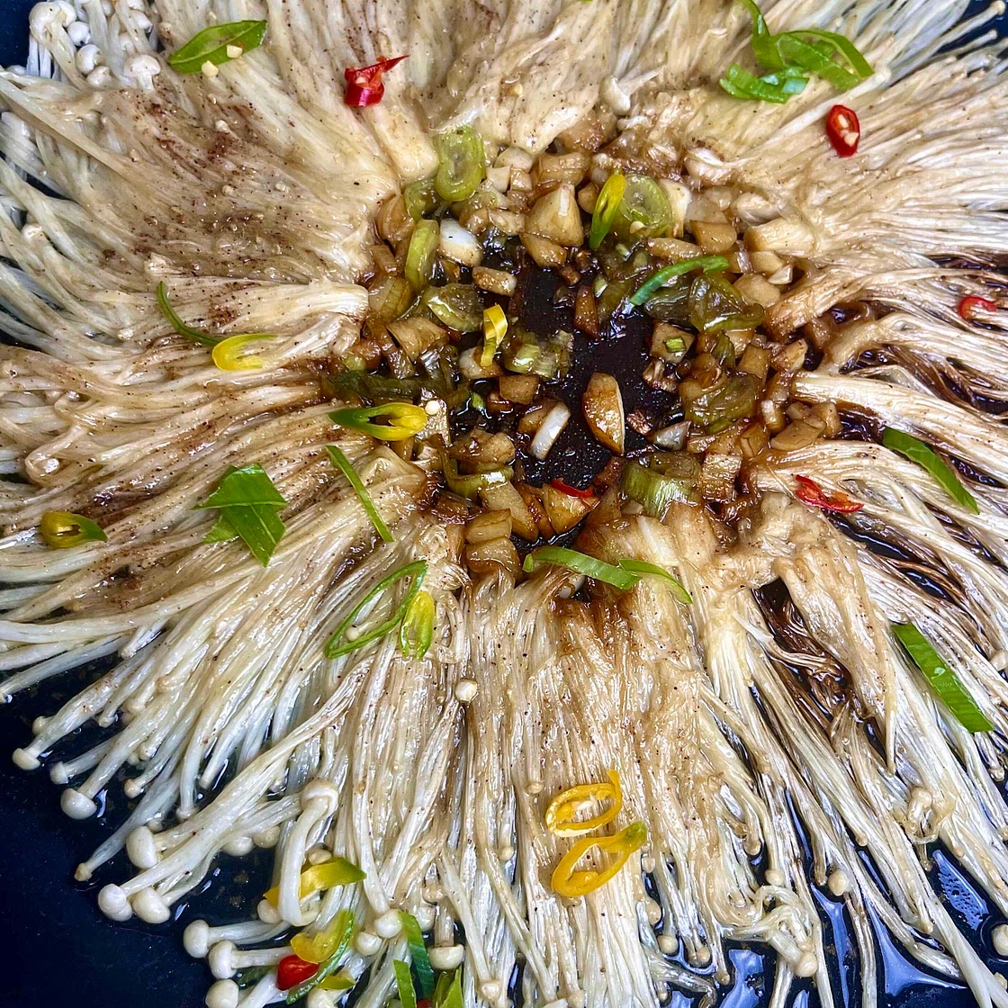 10 minute enoki mushroom recipe 