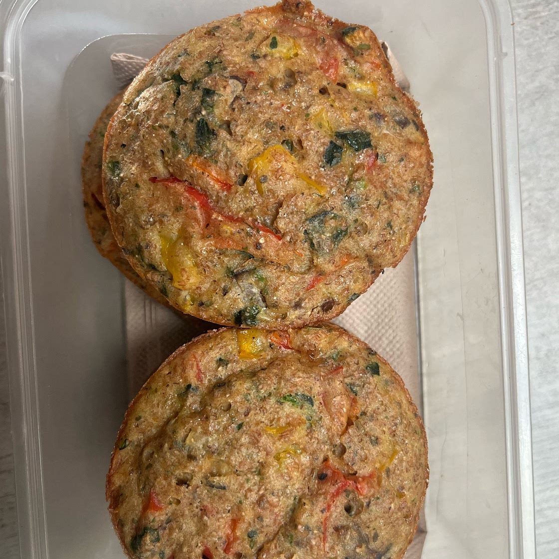 Eggless Breakfast Muffins (Dairy-Free, Gluten-Free, Vegan)