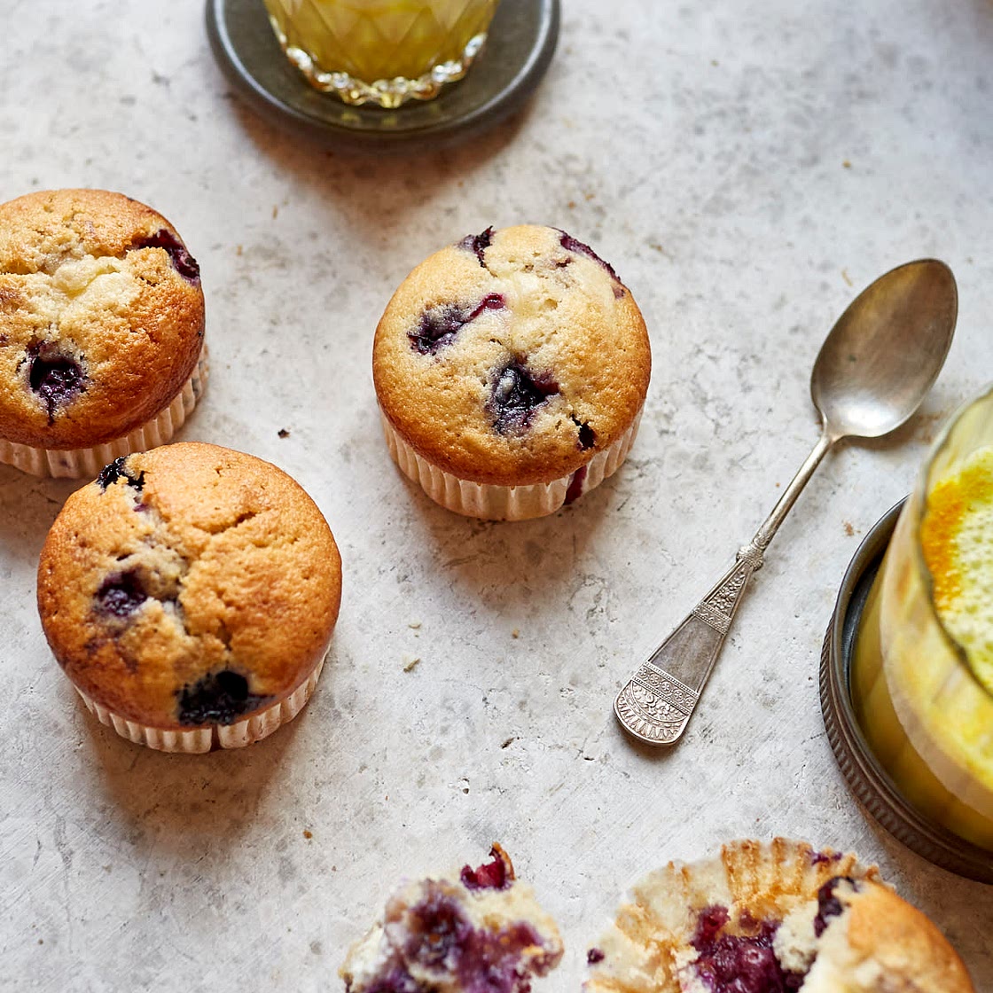 Blueberry Cheesecake Muffins