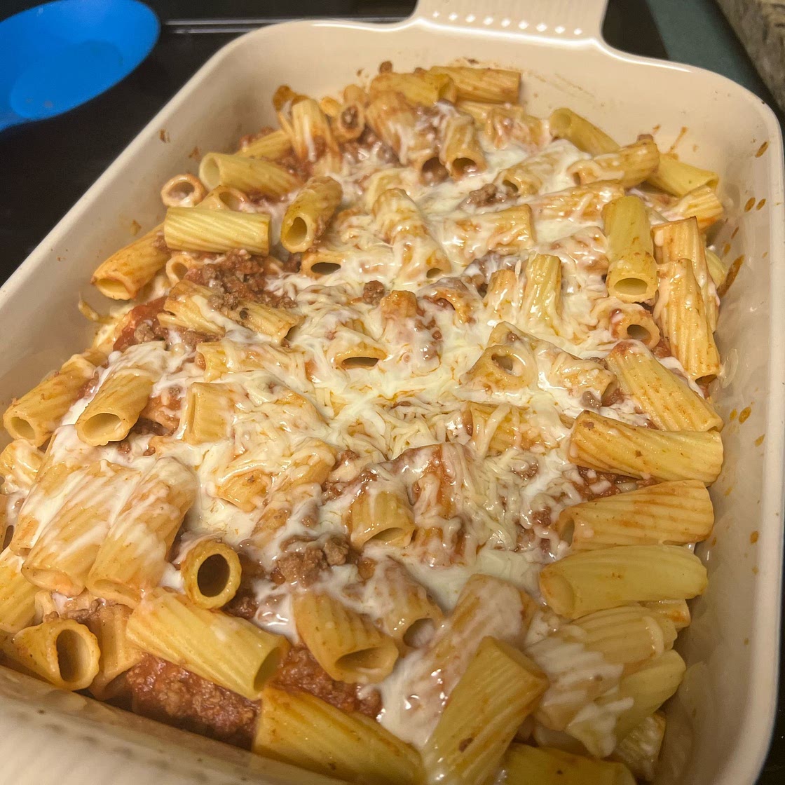 Easy Baked Ziti With Ground Beef