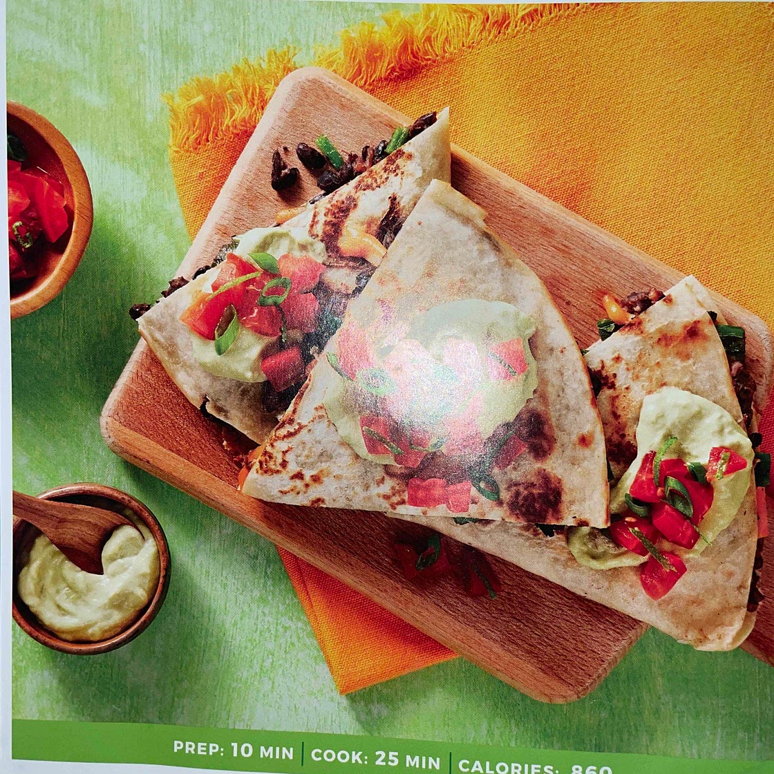 Black Bean Quesadillas 