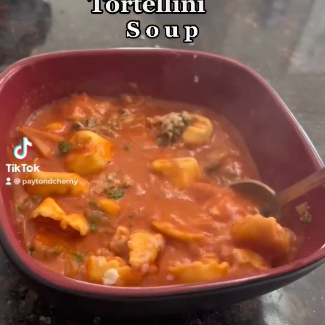 Creamy Tortellini Soup 