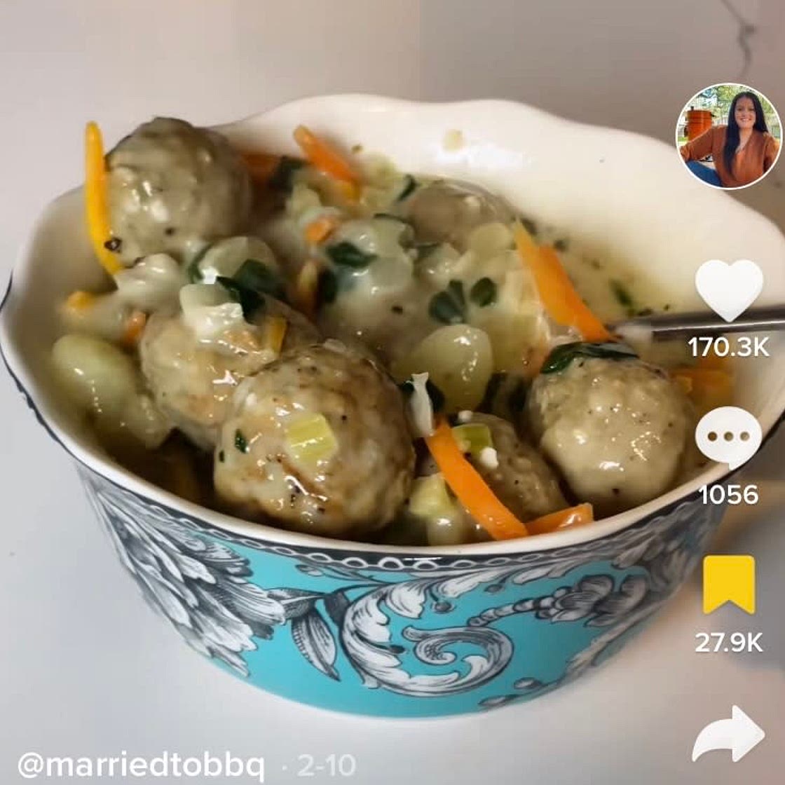 Gnocchi and Meatball Soup