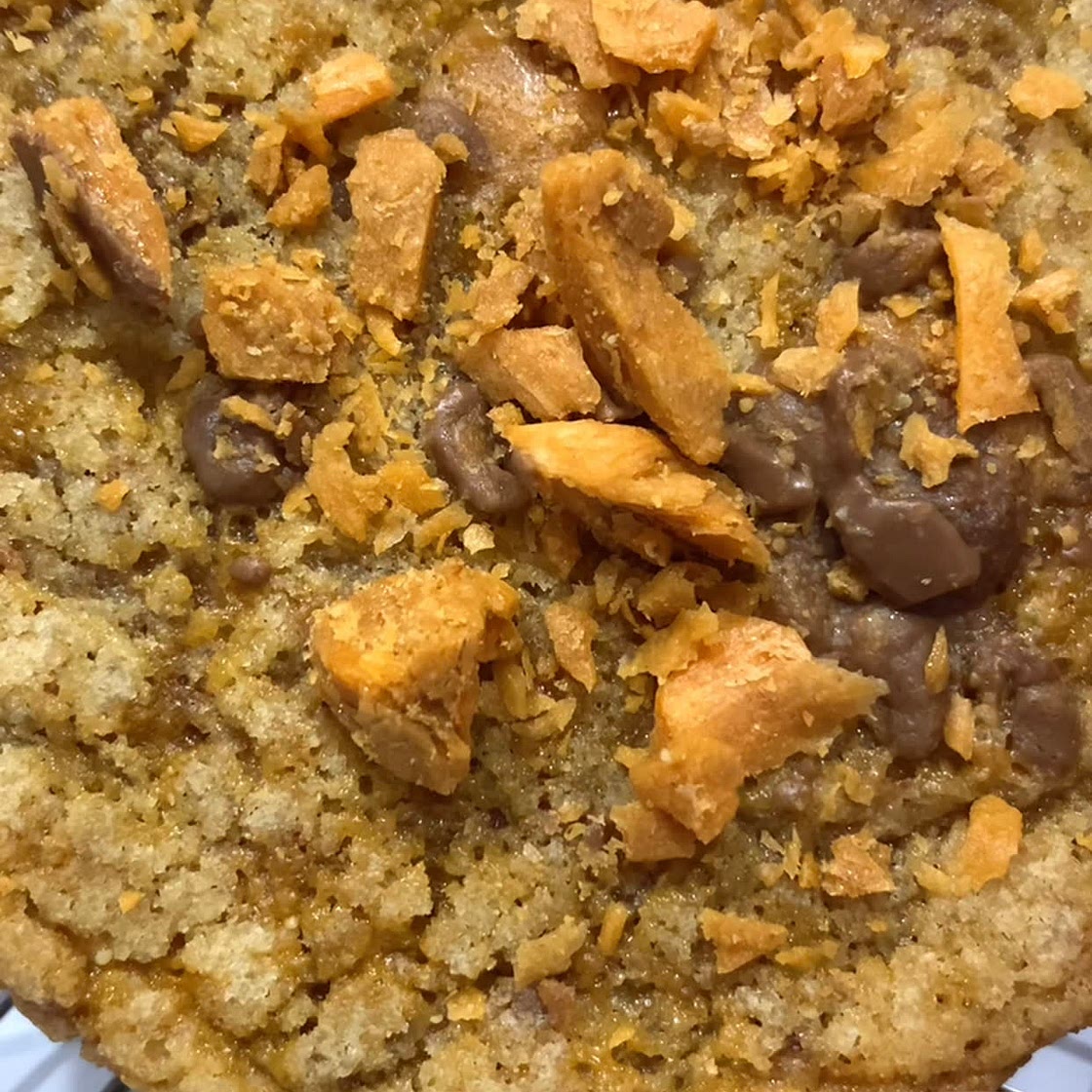 WIC Approved Brown Butter Butterfinger cookies