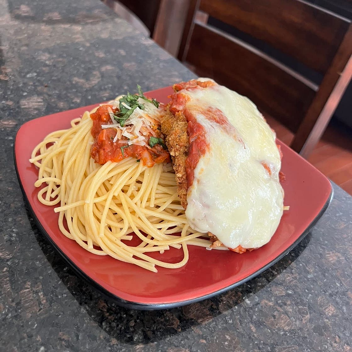Air fryer Chicken Parm 