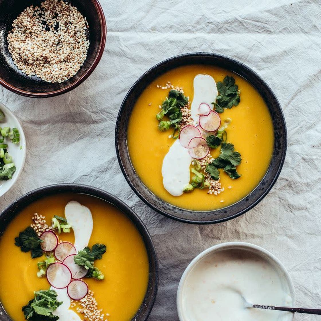 Lemongrass & Ginger Butternut Squash Soup