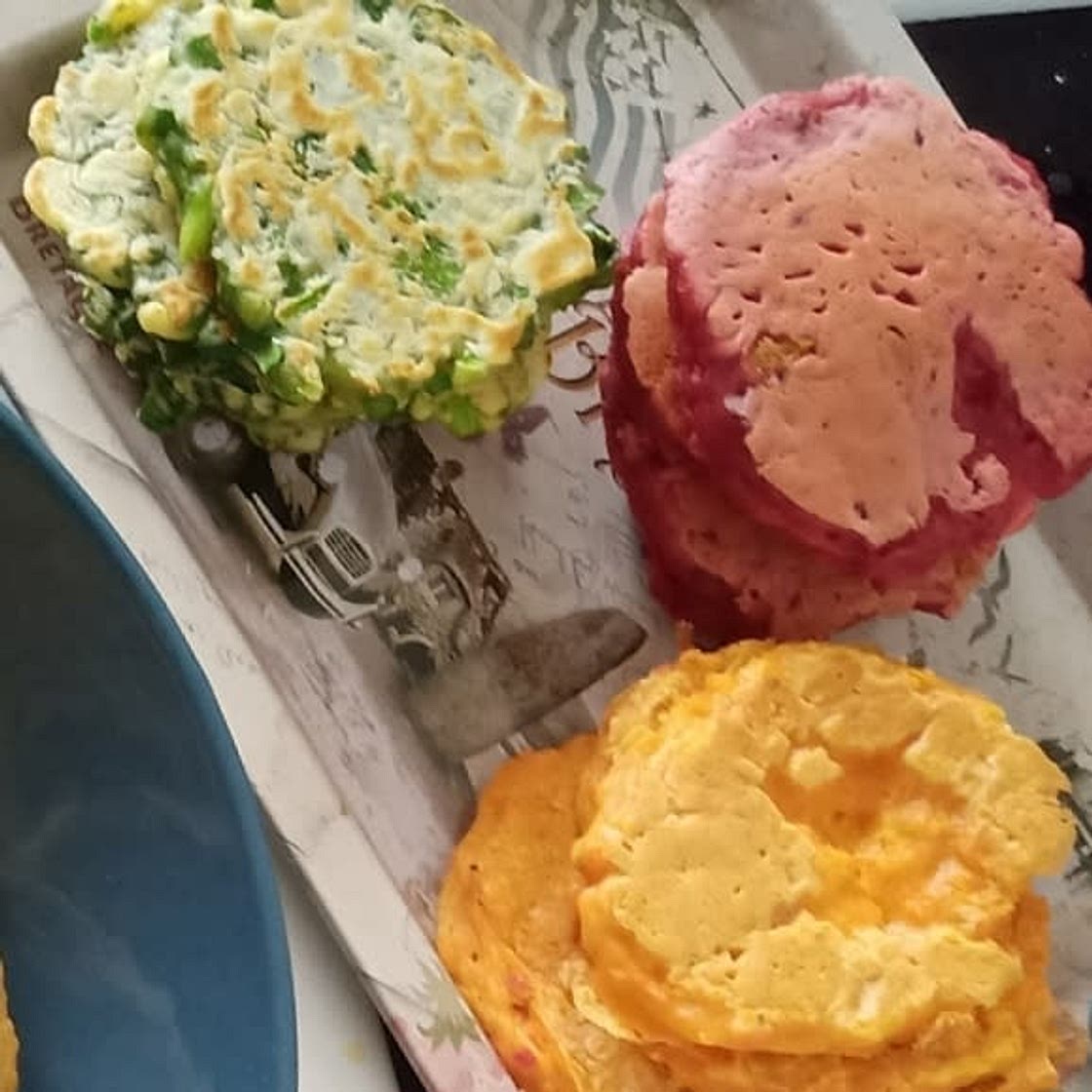 Pancakes colorés aux légumes - DME bébé dès 6 mois