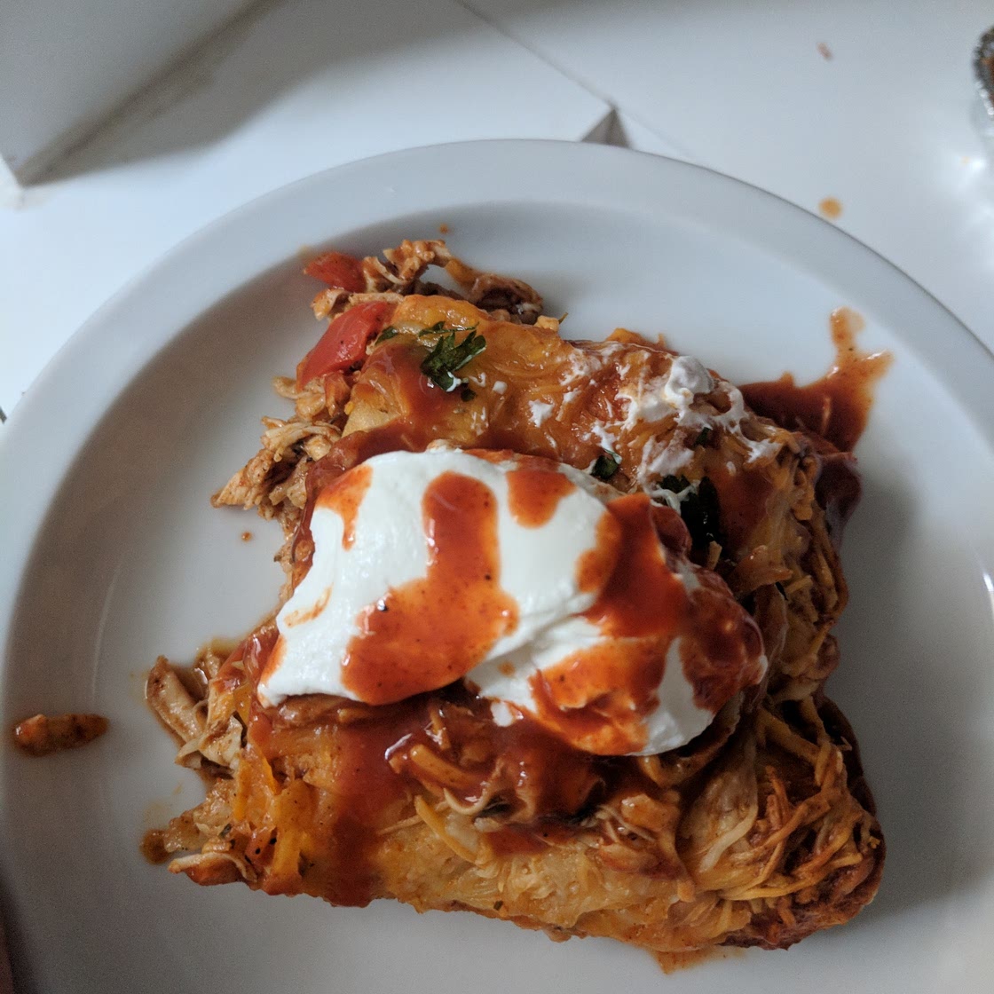 Easy Chicken Enchiladas
