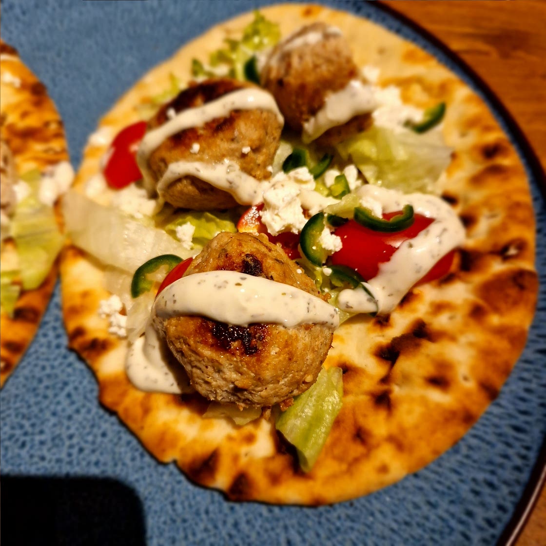 Feta-Stuffed Greek Turkey Meatballs