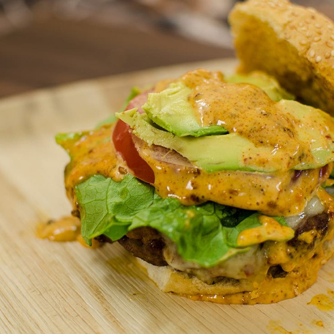 Southwest Chipotle Venison Burger - Legendary Whitetails