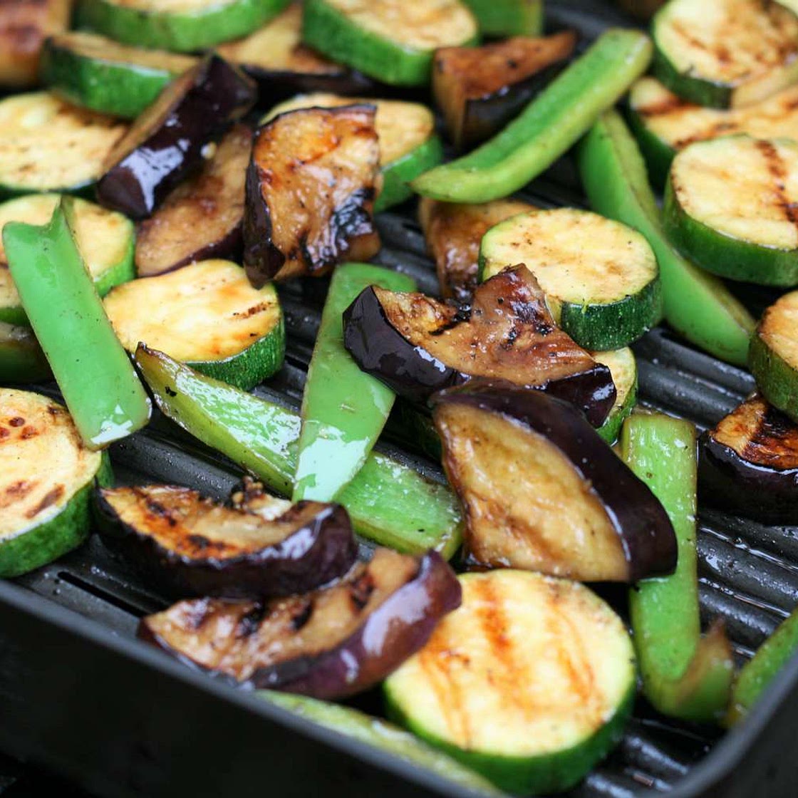 Grilled Vegetables with Balsamic Vinegar