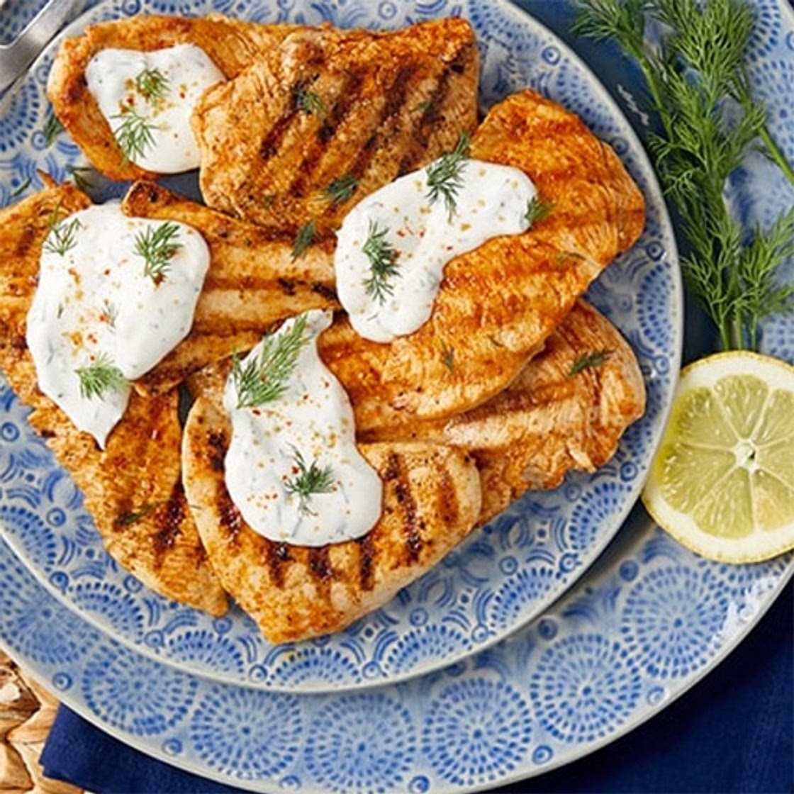 Mediterranean BBQ Chicken - OikosYogurt