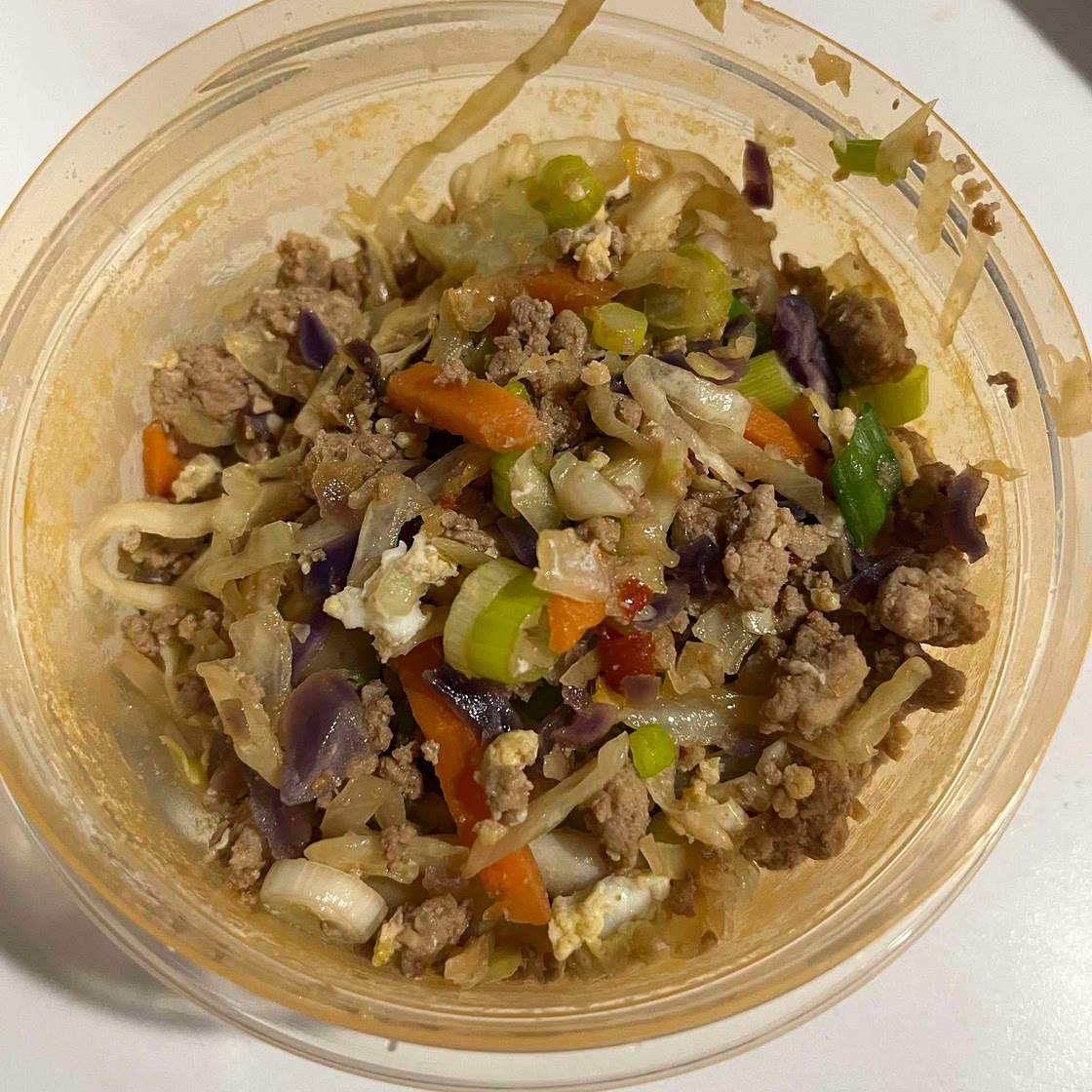 Deconstructed Egg Roll 