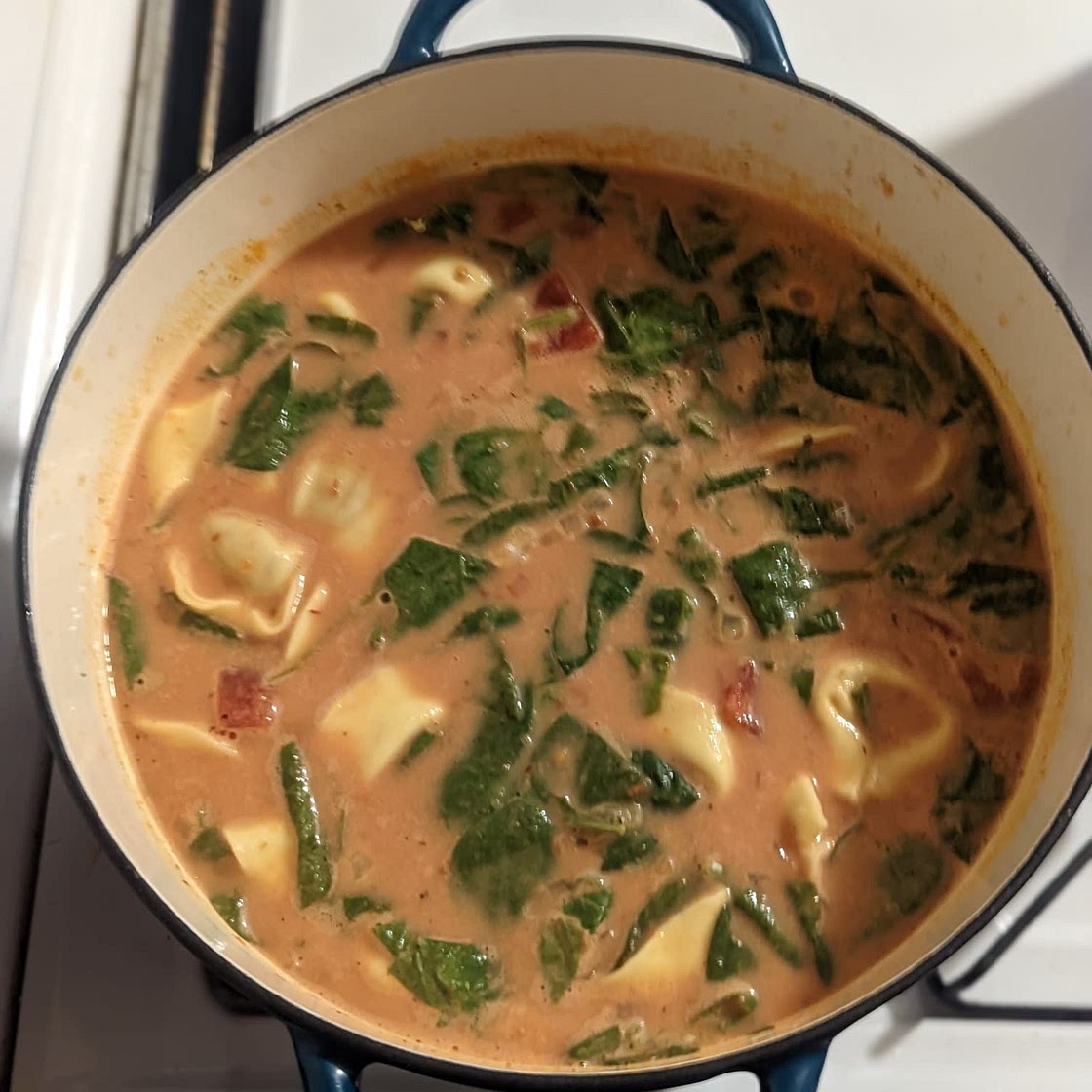 Creamy Tomato Tortellini Soup