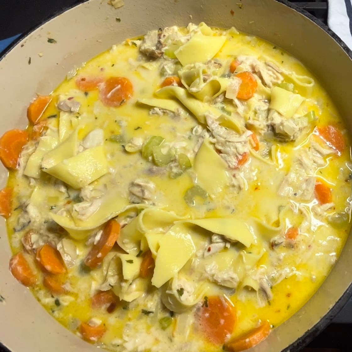 Creamy Chicken Noodle Soup