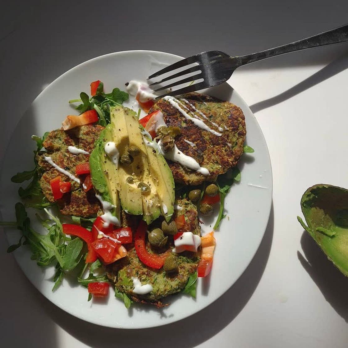 Courgette fritters