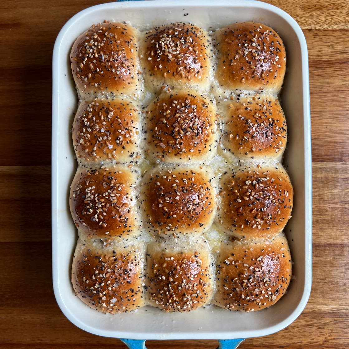 Buttery Seeded Dinner Rolls — Cafe Hailee
