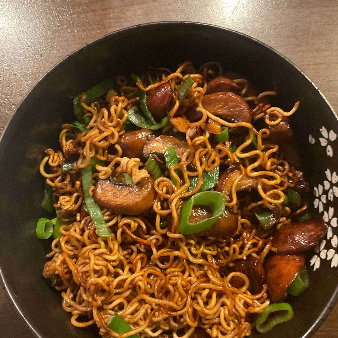 Asian Mushroom Ramen Noodles