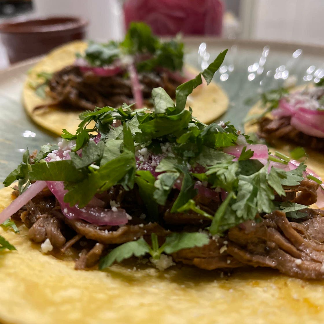 Barbacoa Beef Tacos *****