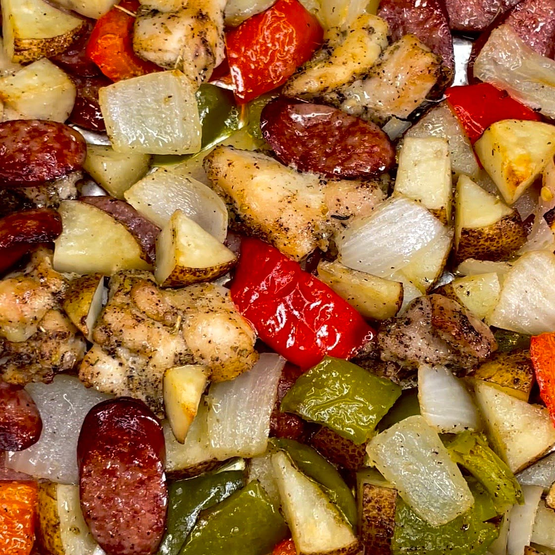 One Pan Chicken & Sausage