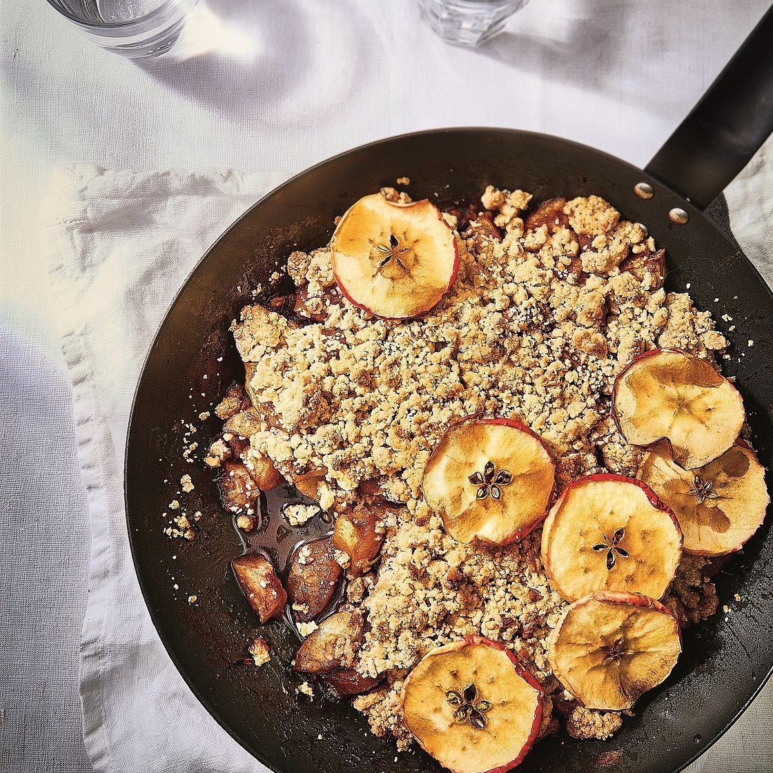 Cobbler pomme-cannelle