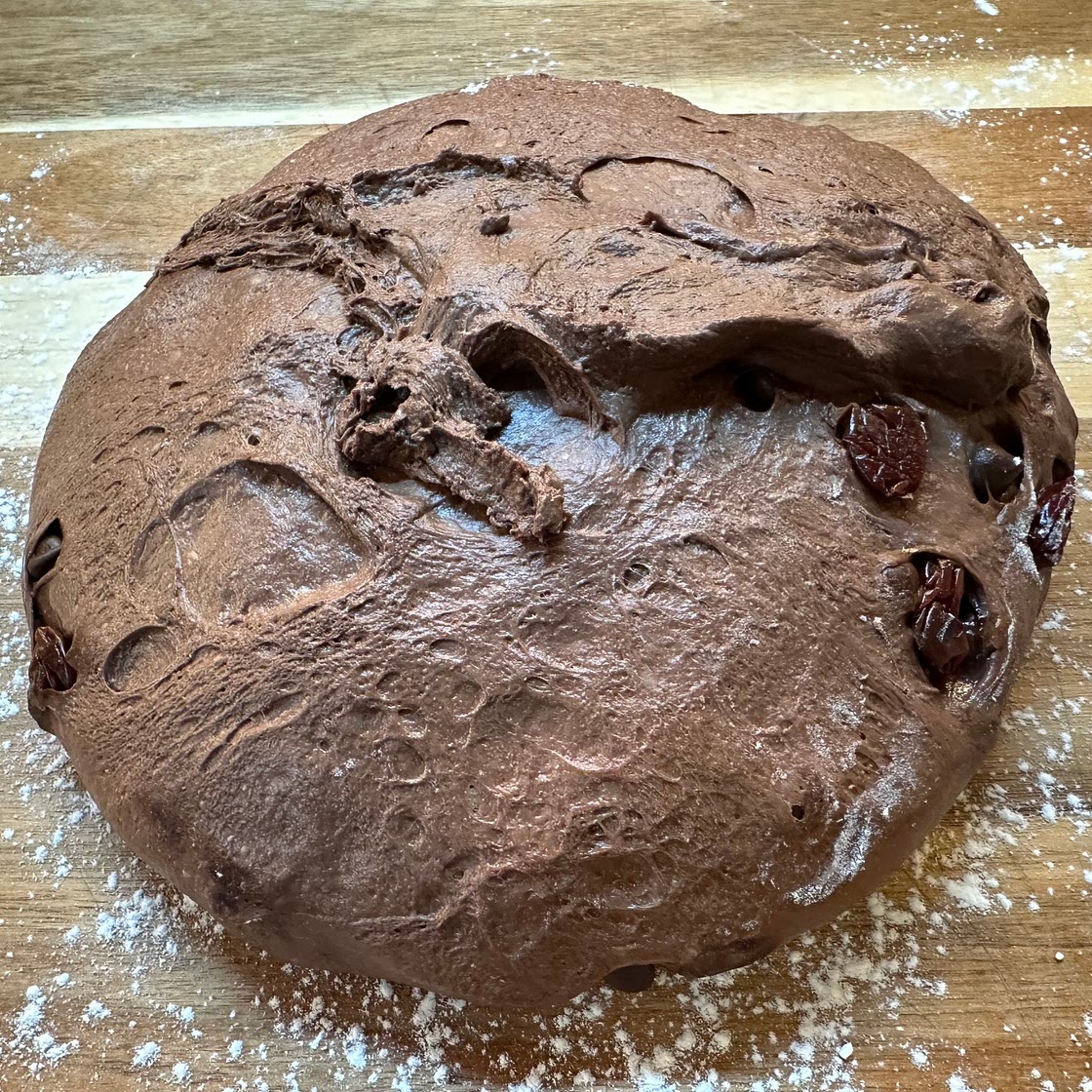 Chocolate Cherry Sourdough Bread