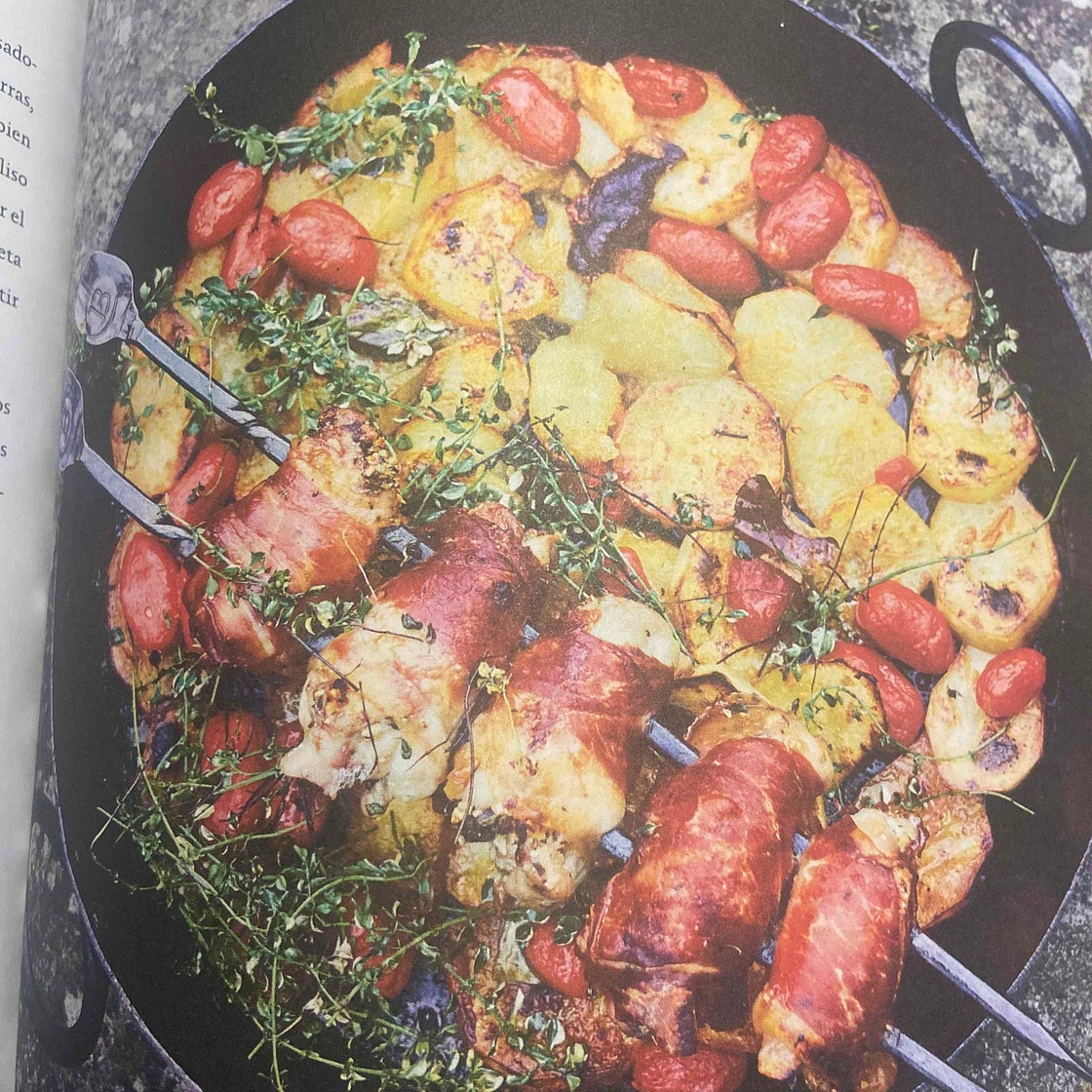Brochetas de pollo