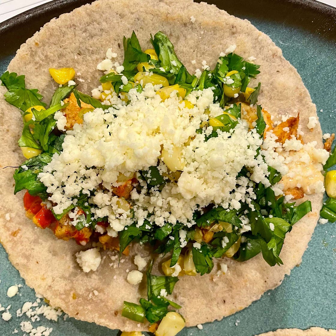 Mexican Street Corn Tacos