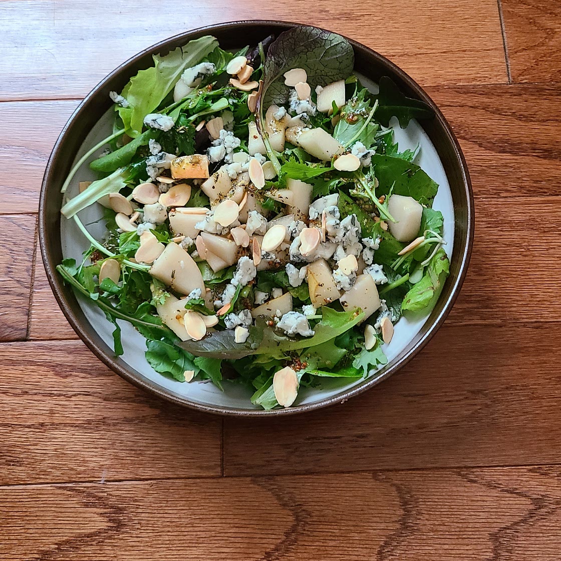 Pear Blue Cheese Salad