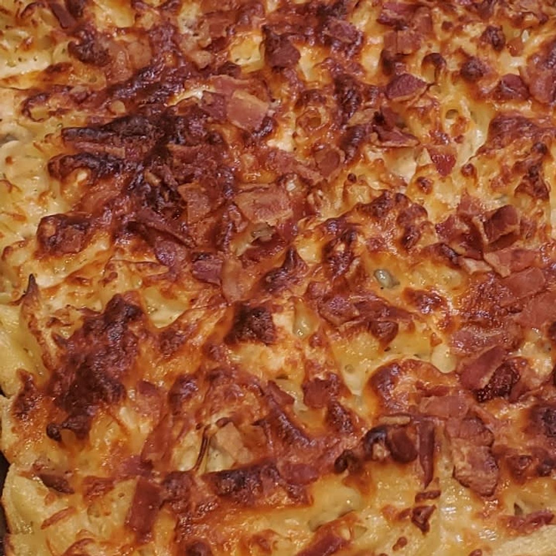 Chicken Ranch Pasta Bake