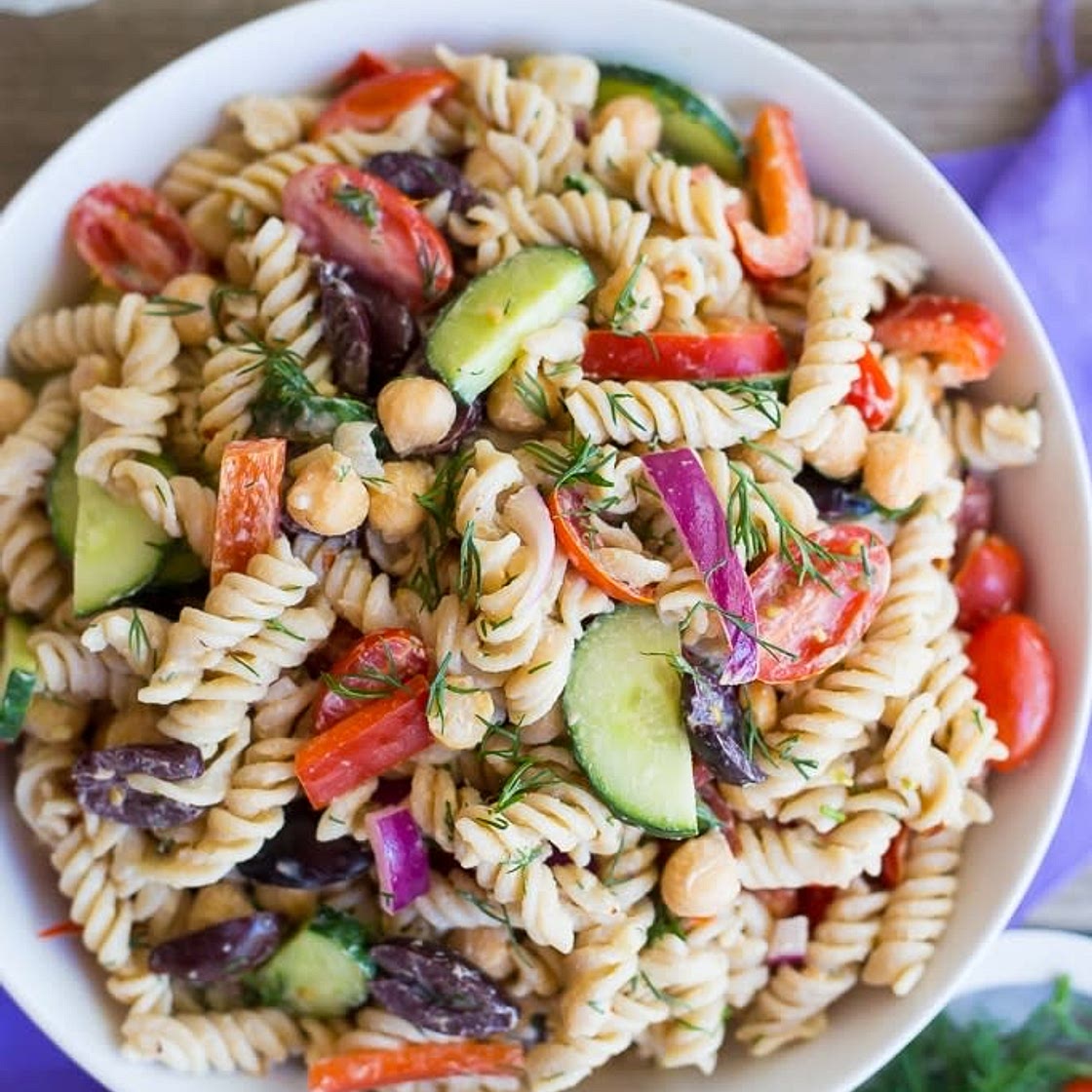 Tahini Pasta Salad