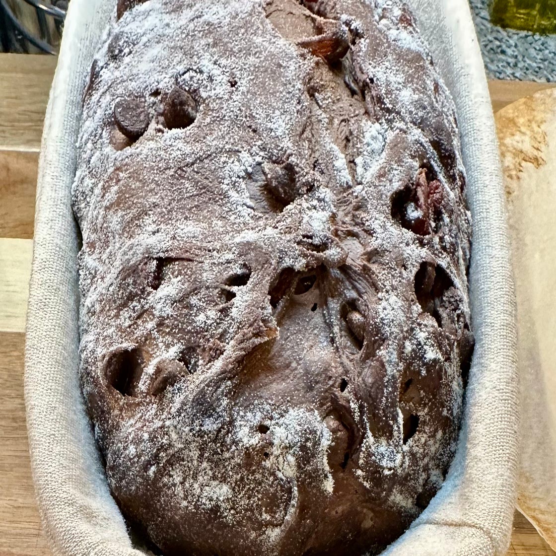Chocolate Cherry Sourdough Bread