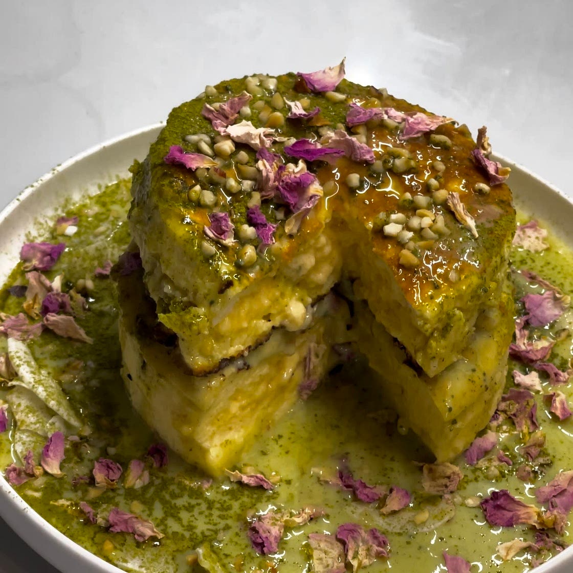 Souflee Matcha Pancakes 