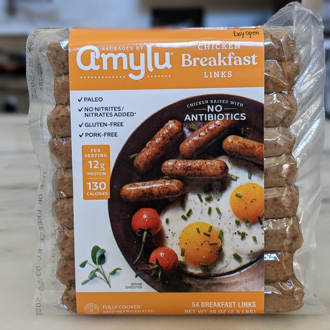Amylu Chicken Breakfast Links